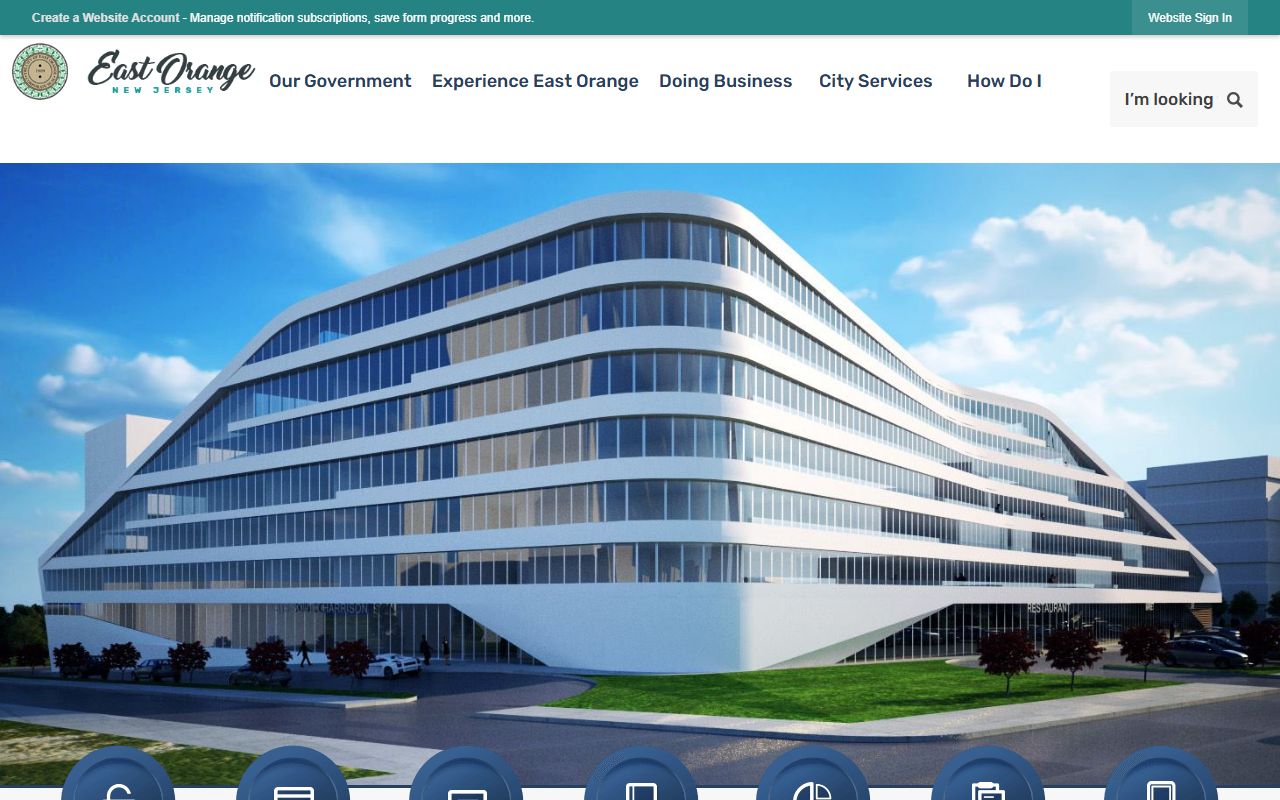 East Orange City Hall for local property records and tax assessments